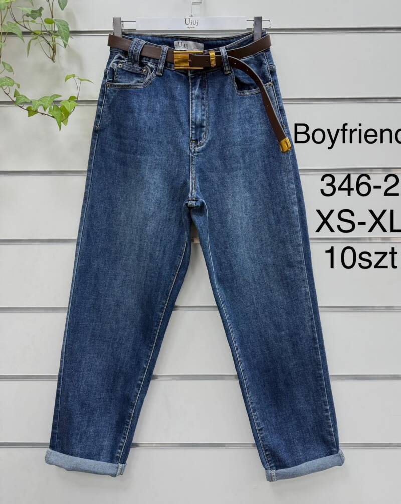 Spodnie damskie jeansy Roz XS-XL, 1 Kolor Paczka 10 szt